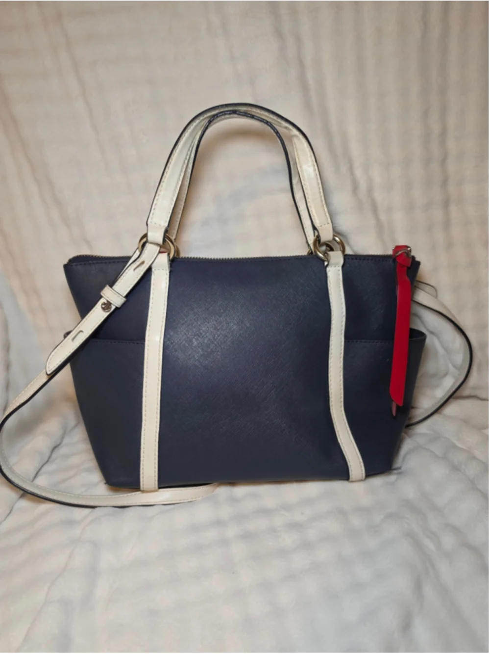 Michael Kors Satchel Bag Red, White, & Blue
